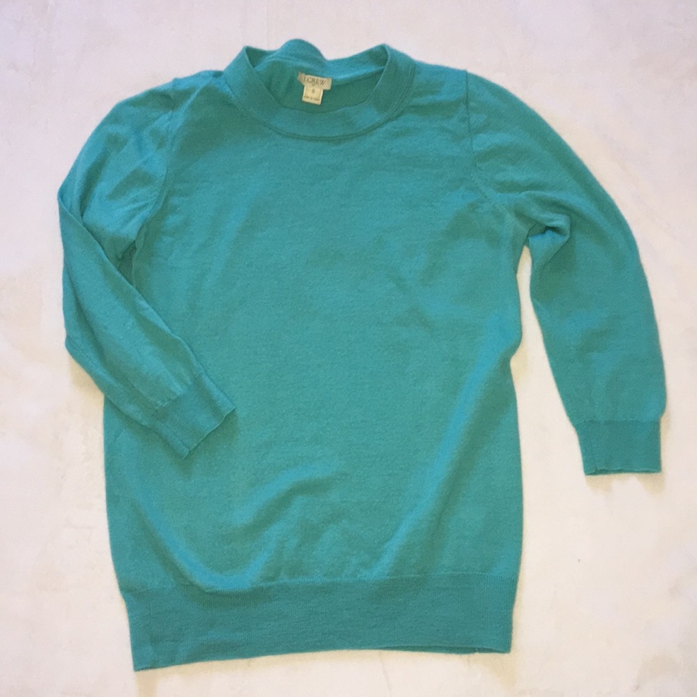 J. Crew turquoise sweater